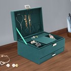 Large Jewelry Box Organizer Storage Case For Necklaces Rings Earrings Women Gift
