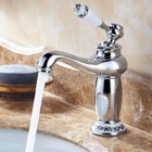 Bathroom Faucet Basin Sink Chrome Brass Vintage Style Single Handle Mixer Taps