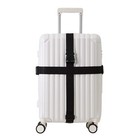 8 Pcs Luggage Tags And Luggage Straps Set  Initial Luggage Tags  Embroidered    