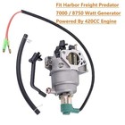 8750 Generator Carburetor For Predator 420cc Harbor Freight Predator 420cc 