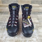 Asolo Fugitive Gtx Mens Boots Sz 9 Black Red Trekking   Hiking Ankle Boots