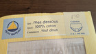 Petit Bateau  france textured White 100  Cotton Bikini Panty-3t  3 A  Nib