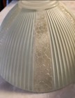 Vintage 1930s Art Deco Ceiling Light Fixture Shade Pressed Glass Flowers