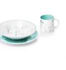 Tiffany   Co Baby 3 Piece Bone China Set Circus Elephants