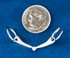 Rdlc Small 1 6 Scale English Snaffle Bit  for Marx Thunderbolt Etc  - Cast Metal