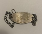 Ww2 Birks Sterling Silver Military Id Bracelet  Rcaf 