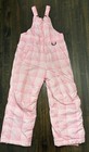 Arctic Quest Girls Winter Snowbib Size 6x Pink