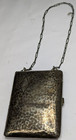 Antique Sterling Silver Coin Compact Mirrored Pocket Book Purse 95 5 Grams Total
