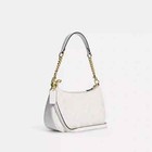 Nwt Coach Teri Shoulder Bag In Signature Canvas Ca548 White New