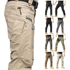 Tactical Mens Cargo Pants Waterproof Work Hiking Combat Outdoor Trousers Pants