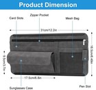 Sun Visor Organizer  Multi-pocket Auto Visor Organizer For Car  Suv And Truck  C