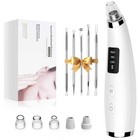 Portable Blackhead Remover Pore Vacuum - 3 Suction Levels  5 Probes  Rechargeabl