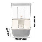 Automatic Rabbits Feeder Automatic Pet Food Water Dispenser Storage Large