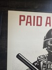 Obey Terrorist Print Shepard Fairey Paid Agitator Poster 2026 Ice Signed Litho