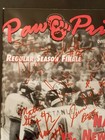 Arena Football League New Jersey Red Dogs 99 Seaon Fiinale Team Signed Program 