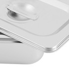 1 9 Size Stainless Steel Trays 6pcs Trays With Lids Stainless 17 5 11 6 5cm 2l
