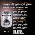 Flitz Metal  Plastic   Fiberglass Polish 1lb 453g  dented Can