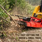 72  Disc Attachment Forestry Mulcher Brush Cutter Fits Bobcat Skid Steer Loader