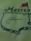 Jack Nicklaus Signed Undated Masters Flag Psa Coa Autographed Augusta National