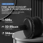 36v 48v 500w 20 24 26er Snow Fat E-bike Rear Cassette Hub Motor Conversion Kit