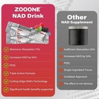 Zooone 1000mg Nad  Berry Flavor Drink Mix For Skin Aging Support  Energy  30pack
