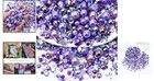 60g Purple Flatback Rhinestones   Pearls - Perfect For Diy Crafts   Decorations