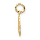 14k Yellow Gold  1 Mom Charm Pendant 0 75 Inch
