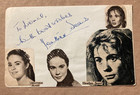 Harry Andrews   Heather Sears Genuine Authentic Vintage Signed Album Page Cav