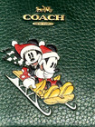 Disney X Coach Mickey   Minnie Mouse Wristlet