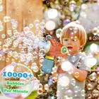 Bubble Gun Set For Kids  Light-up Bubble Blower For Birthday  Wedding