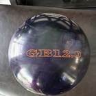 Ebonite Gb4 Gb12 0 Bowling Ball Purple Black Glossy Drilled Ten-pin Set Of 2