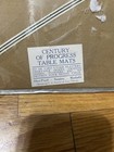 1933 World s Fair  a Century Of Progress  Foil Table Mat Setting Sealed Nip