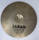 Vintage Sabian 16    Crash Cymbal Made In Canada Old Logo No Cracks B20 Bronze