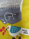 Japanese Furoshiki Wrapping Cloth Gorilla Bird Butterfly Cotton 100  Yellow