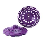 7  Purple Concrete Eater     Professional Aggressive Diamond Cup Wheel 18 20 Grit