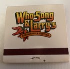 Vintage Who Song   Larry   s Restaurant Large Matchbook Full Unstruck Ca Wa Az