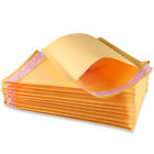 50 100 200 500 Kraft Bubble Mailers Padded Envelope Shipping Bags Seal Any Size 