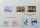 Italy - 1969 - 70 - Lot Of Stamps On Album Page  - Used   Mh
