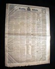 Rare   Early Old West San Francisco California Gold Rush Era 1856 Newspaper