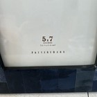 Pottery Barn 5x7 Picture Frame Blue white