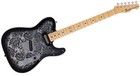 Fender Made In Japan Limited Telecaster Maple Black Paisley Electric Guitar New