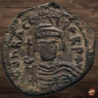 Byzantine Follis Coin - Heraclius - Nicomedia  sear 833  29mm Year 1  j1200