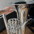 Willson K56bs Euphonium Silver Used With Case