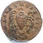 1788 R 1-b R-2 Pcgs Xf 40 Massachusetts Half Cent Colonial Copper Coin 1 2c