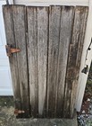 Antique Primitive Small Wood Barn Door-hay Loft Door-gate-w hinges 43 x25 x1   