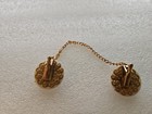 Vintage Mid Century Sweater Clip With Faux Pearls