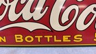 Red   White Drink Coca-cola 5 Cents 36    X 12   metal Sign