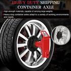 6x 5 5 Lug 8000lb Superior Shipping Container Wheels Spindle Kit Bolt-on