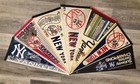 New York Yankees Pennants - Full-size 29  Vintage  Lot Of 7 - Free Shipping