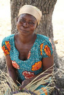 Fair Trade Ghana Bolga African Dye Free Mini Market Basket 9 5-10 5  Across  201